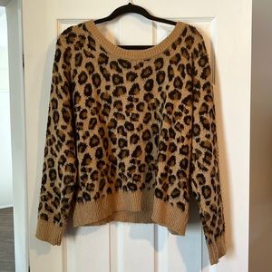 Lumiere leopard print sweater